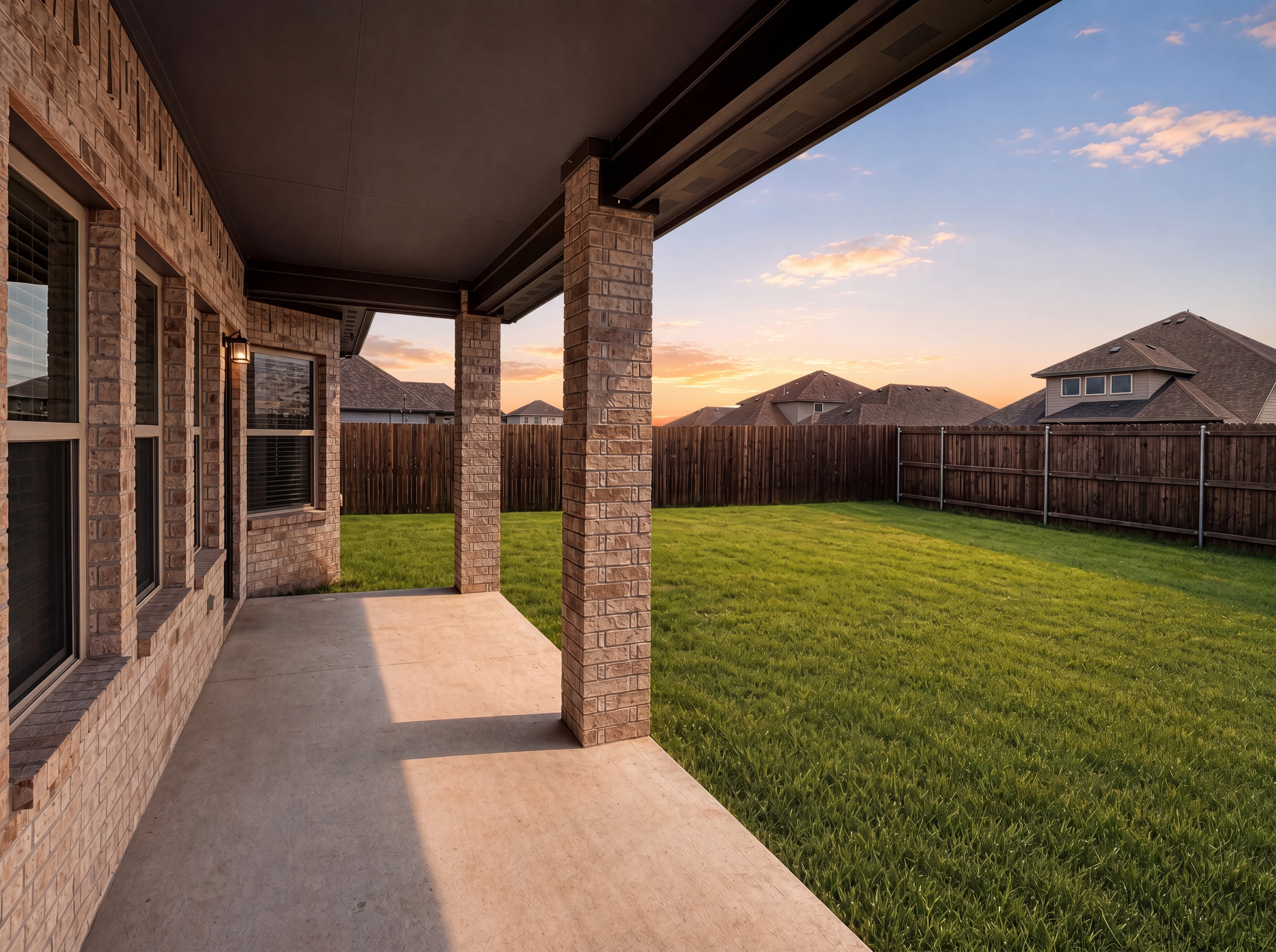 Patio terrace view